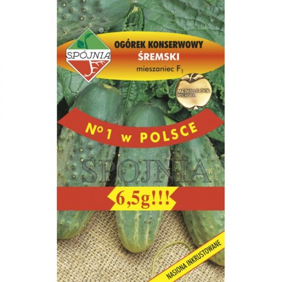 Ogórek gruntowy Śremski F1 6,5g - Kliknij na obrazek aby go zamknąć